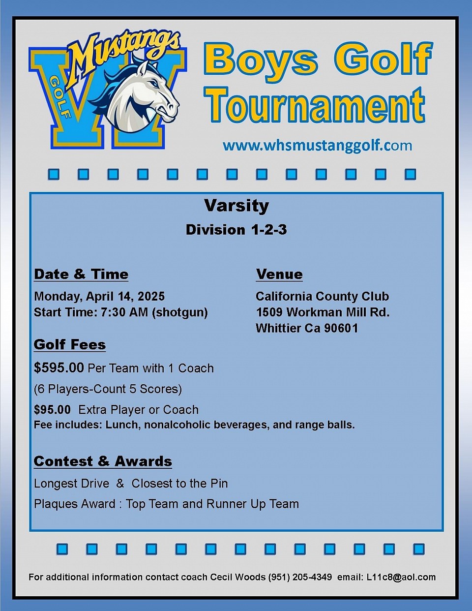 2025 Boy's Varsity Tournament